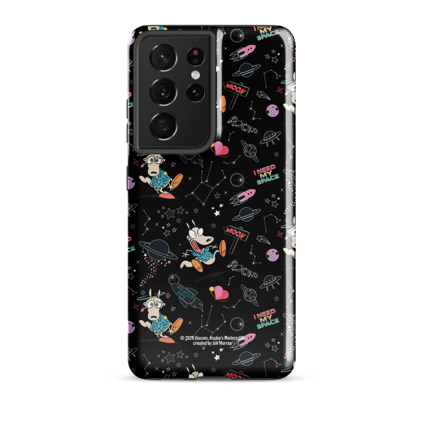 Rocko's Modern Life Space Pattern Tough Phone Case - Samsung