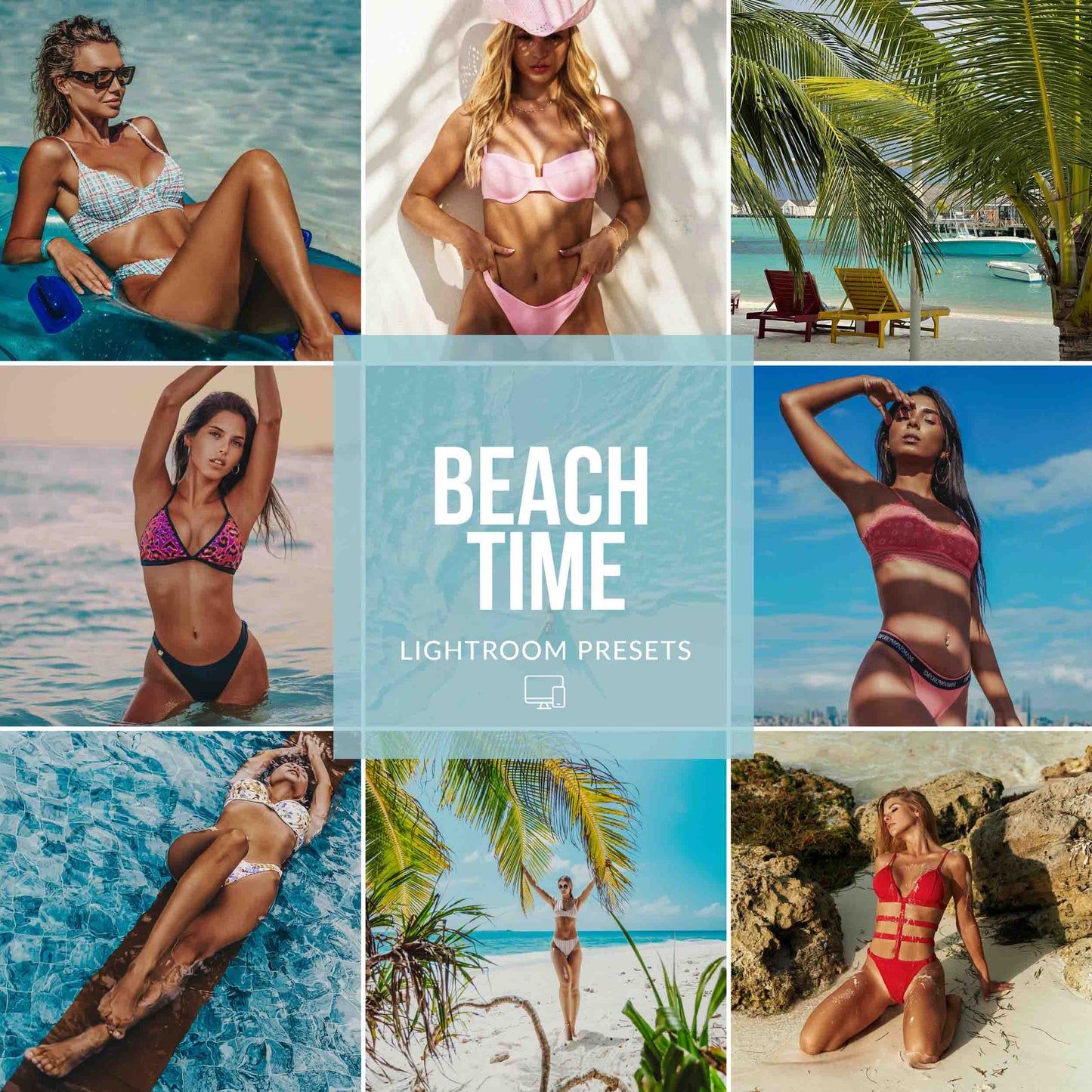 Ai-Optimized BEACH TIME LIGHTROOM PRESETS