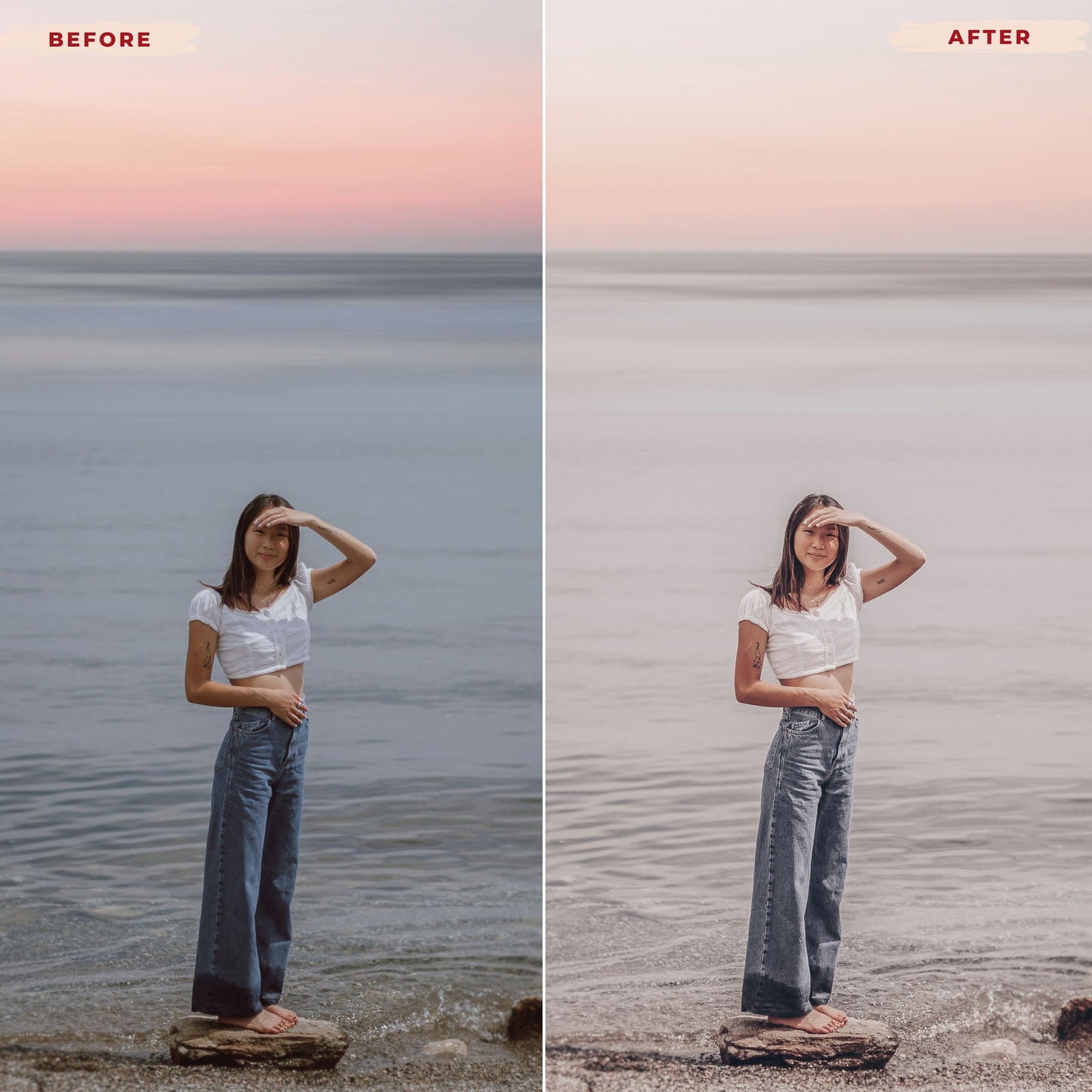 Ai-Optimized ROSE GOLD LIGHTROOM PRESETS