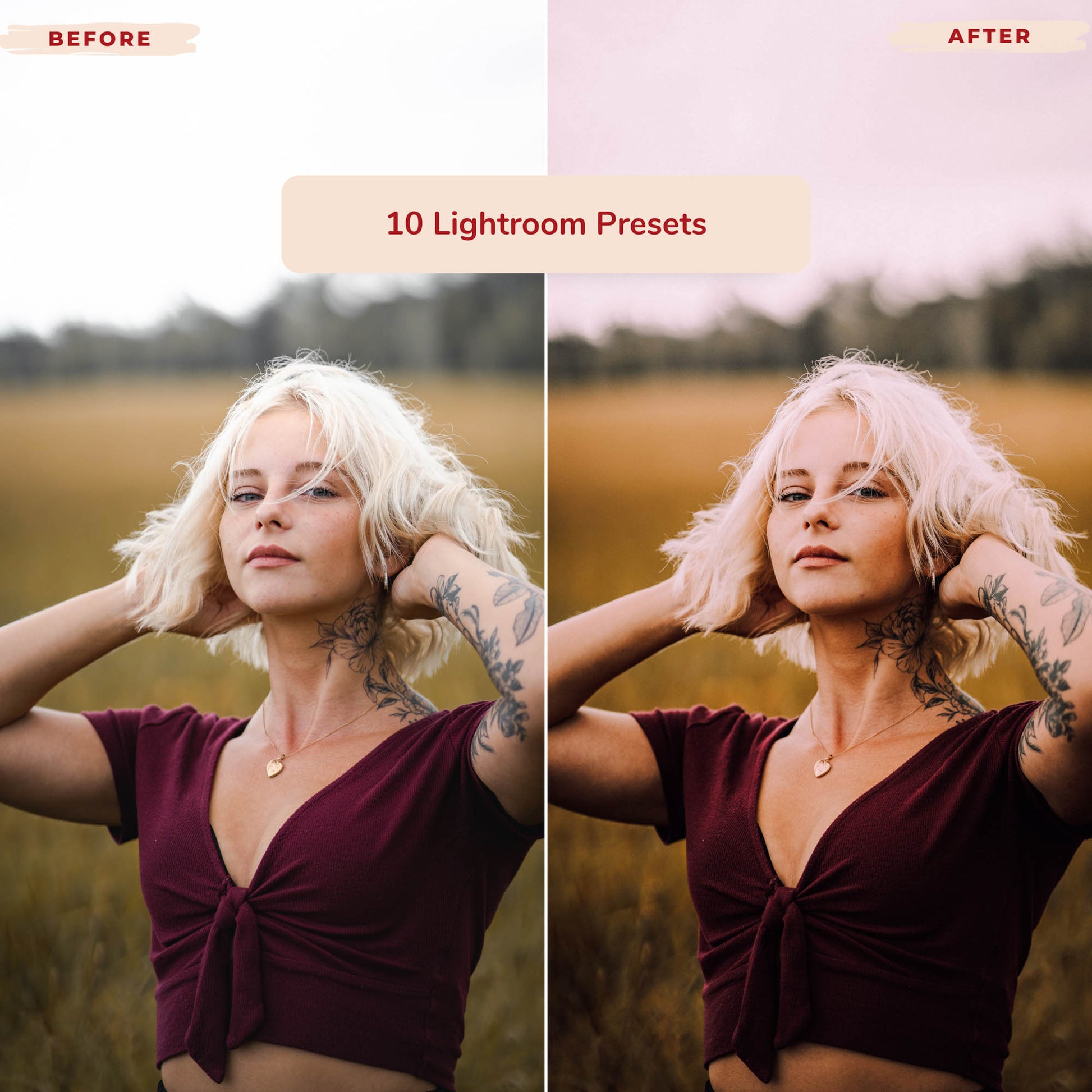 Ai-Optimized RUSTIC PORTRAITS LIGHTROOM PRESETS