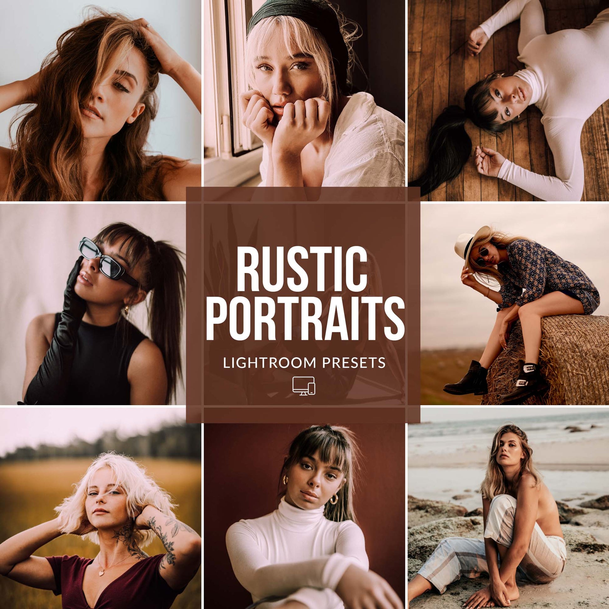 Ai-Optimized RUSTIC PORTRAITS LIGHTROOM PRESETS