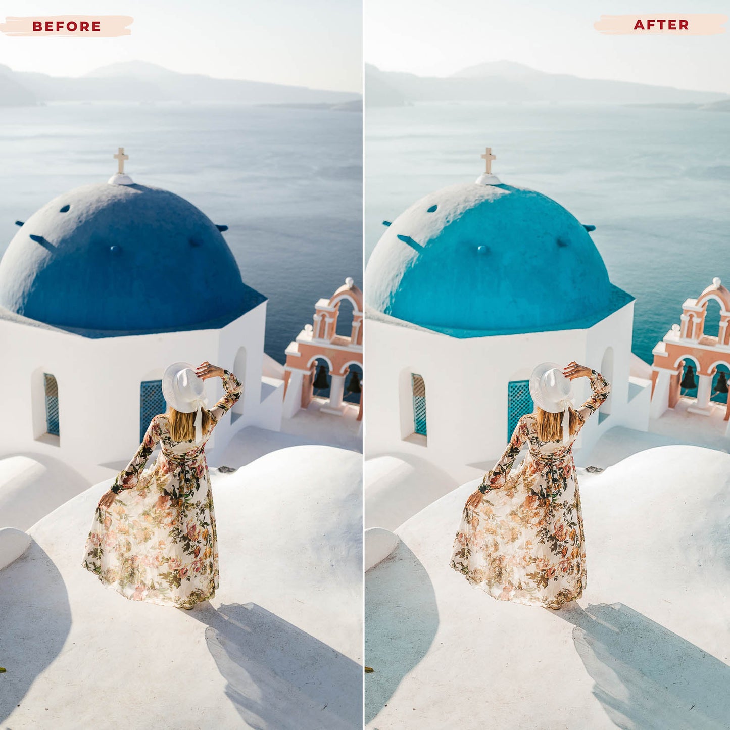 Ai-Optimized SANTORINI LIGHTROOM PRESETS