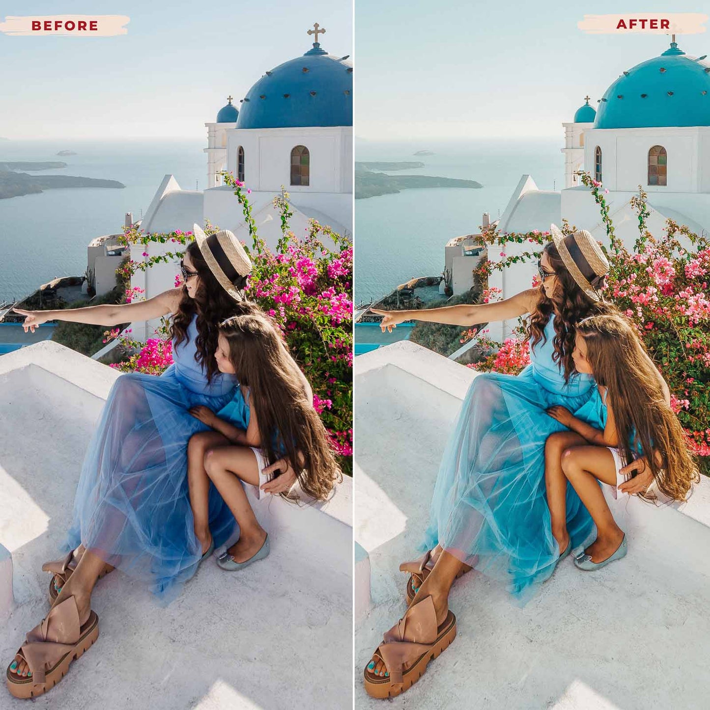 Ai-Optimized SANTORINI LIGHTROOM PRESETS