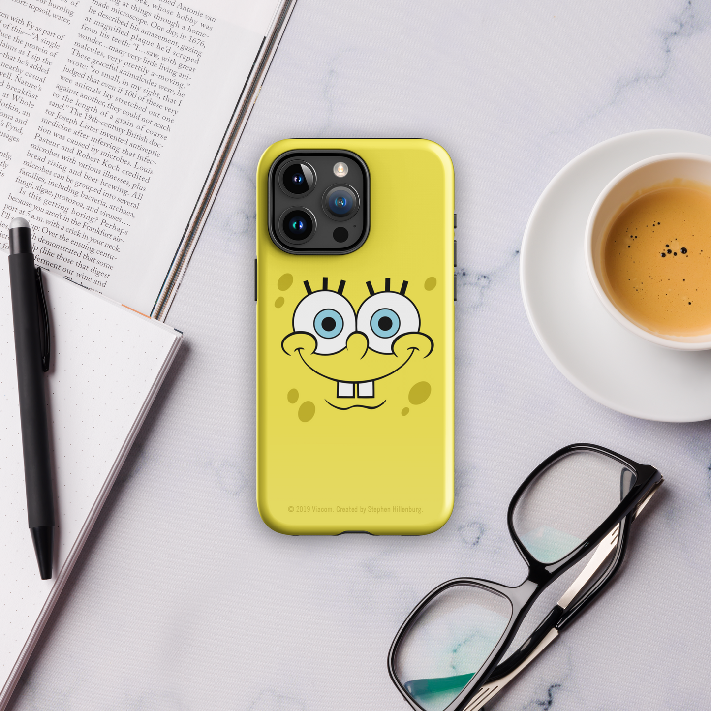 SpongeBob SquarePants Happy Face Tough Phone Case - iPhone