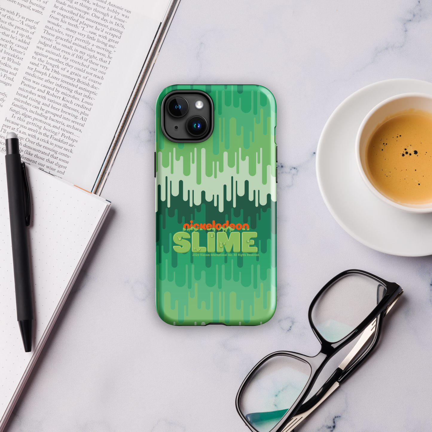 Slime Ombre Green Tough Phone Case - iPhone