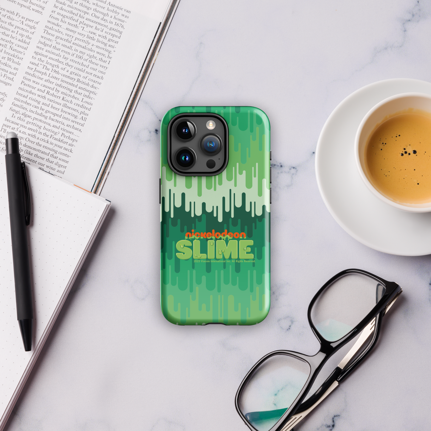 Slime Ombre Green Tough Phone Case - iPhone