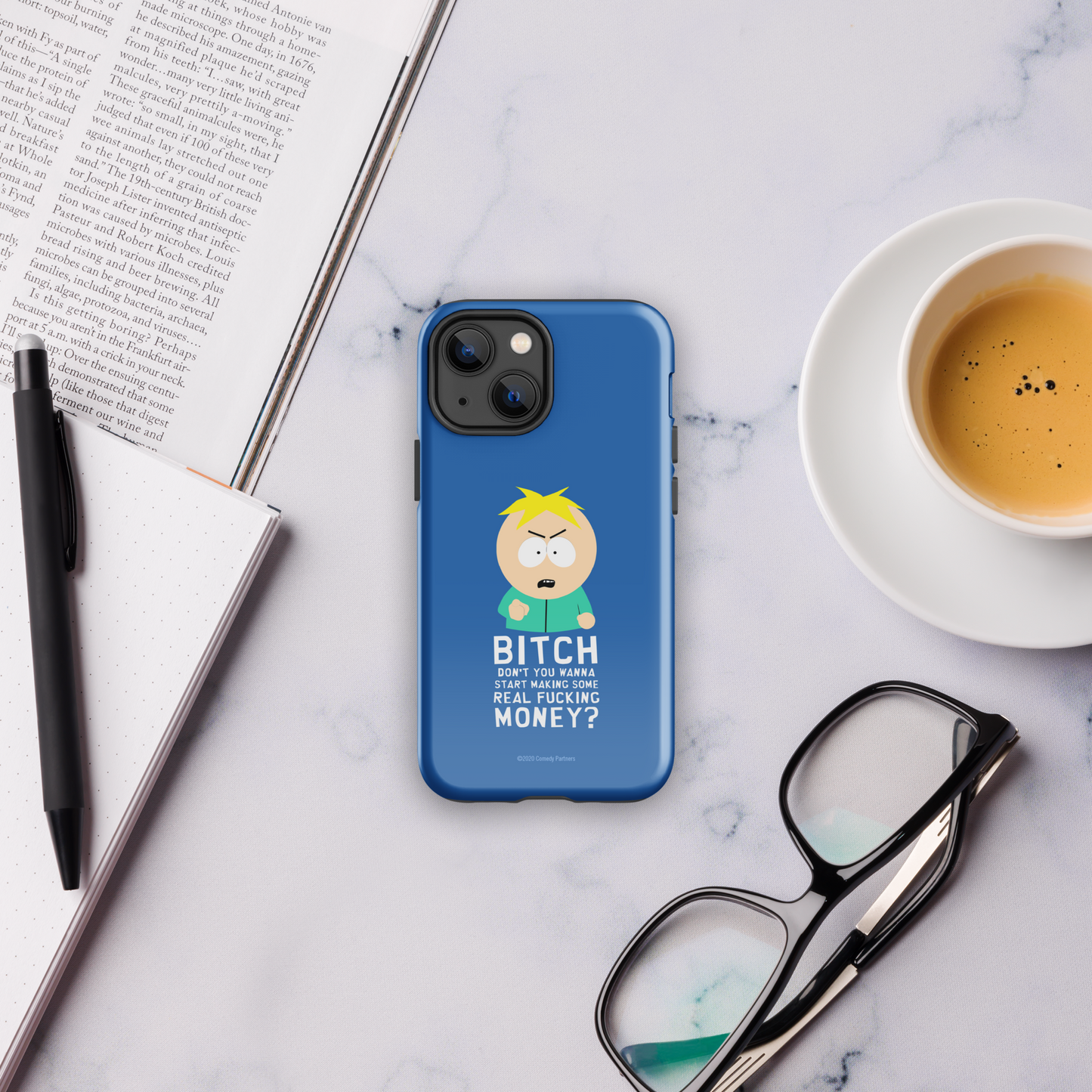 South Park Butters Make Real Money Tough Phone Case - iPhone