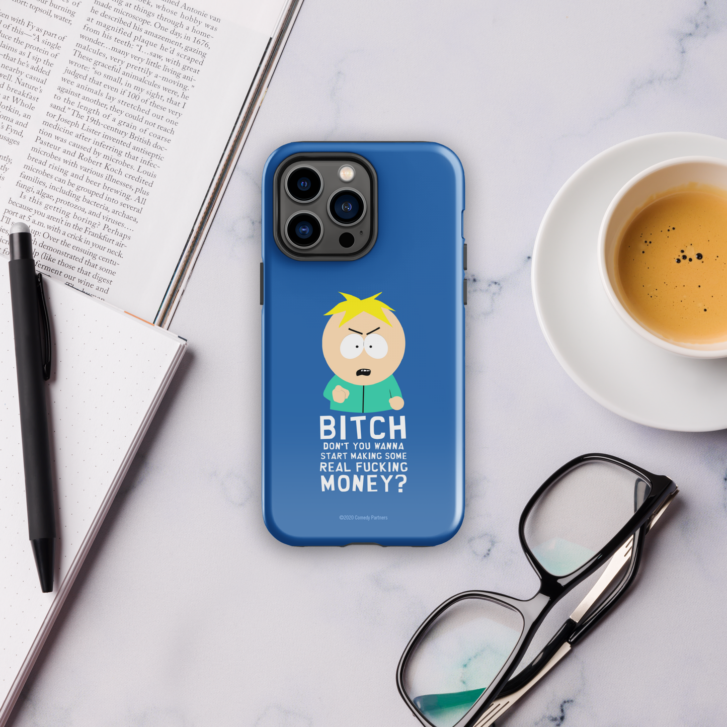 South Park Butters Make Real Money Tough Phone Case - iPhone