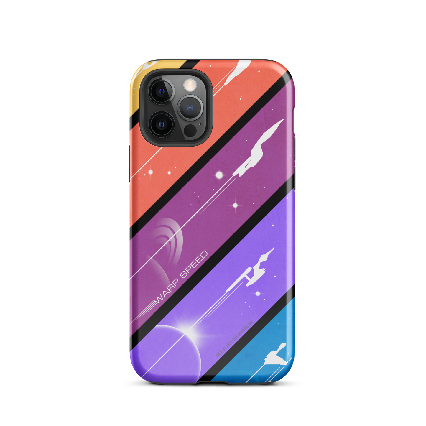 Star Trek Color Block Warp Speed Tough Phone Case - iPhone