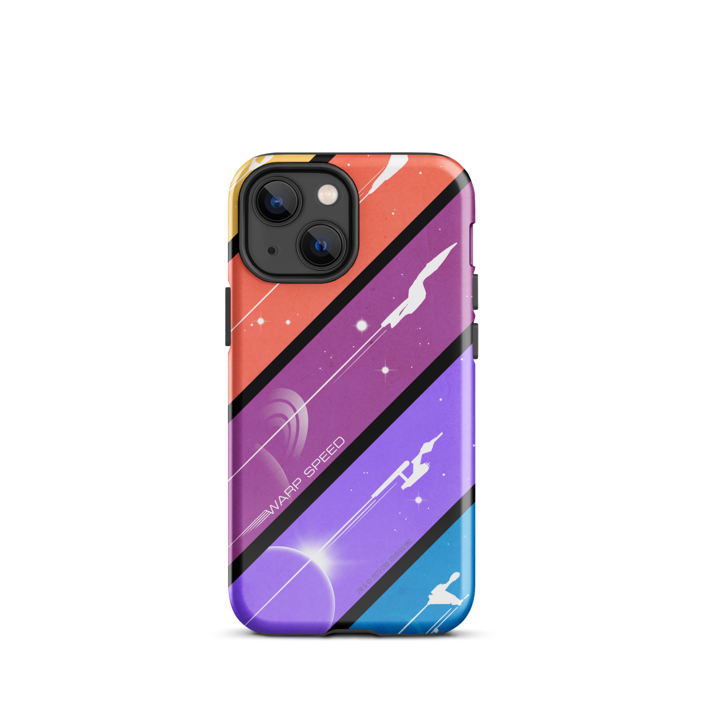 Star Trek Color Block Warp Speed Tough Phone Case - iPhone