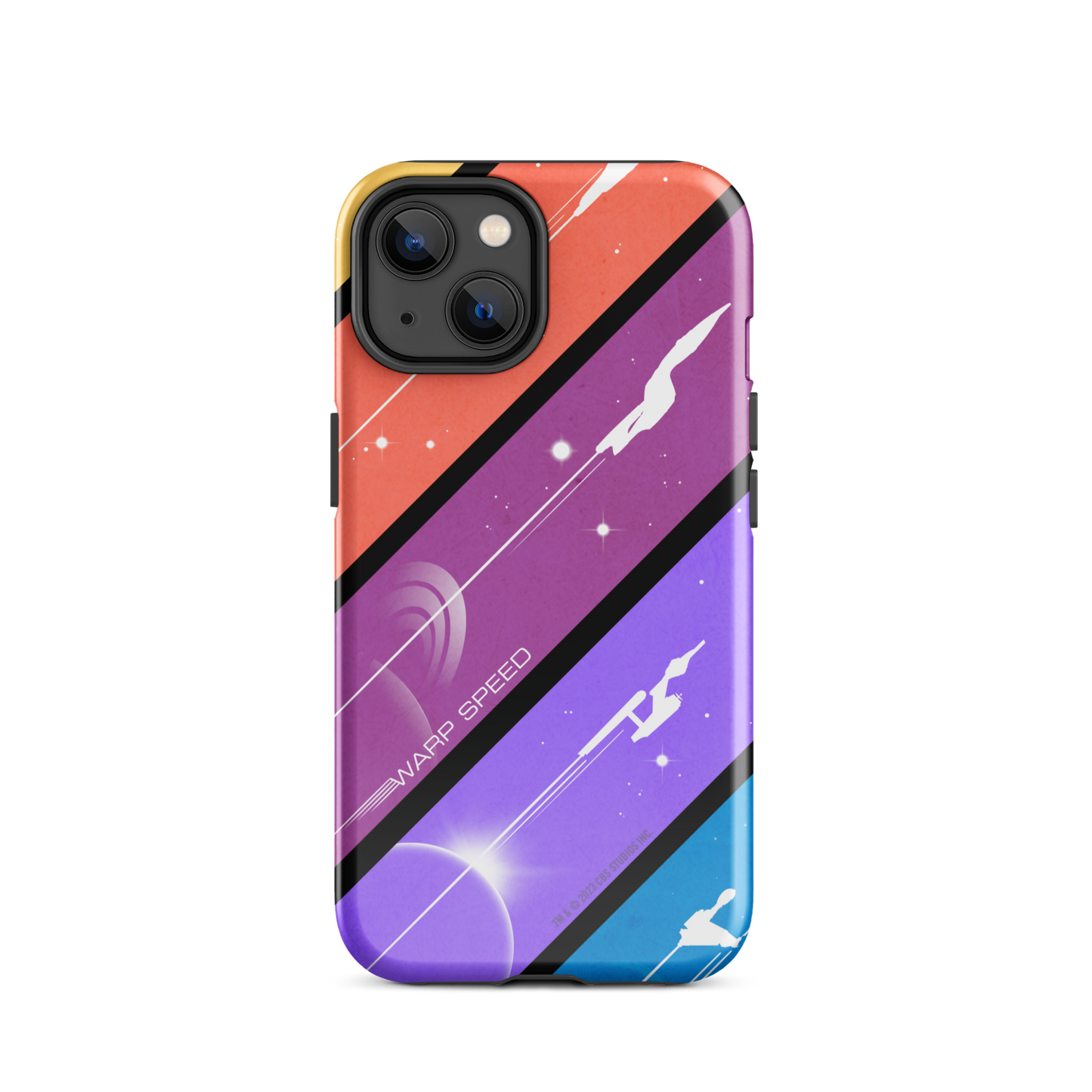 Star Trek Color Block Warp Speed Tough Phone Case - iPhone