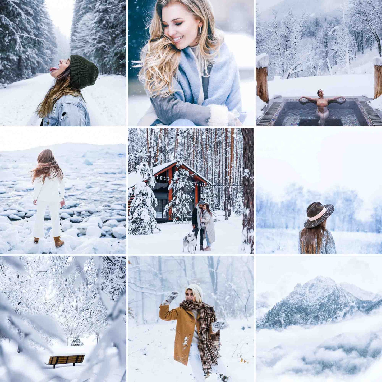 Ai-Optimized SNOW COLD LIGHTROOM PRESETS