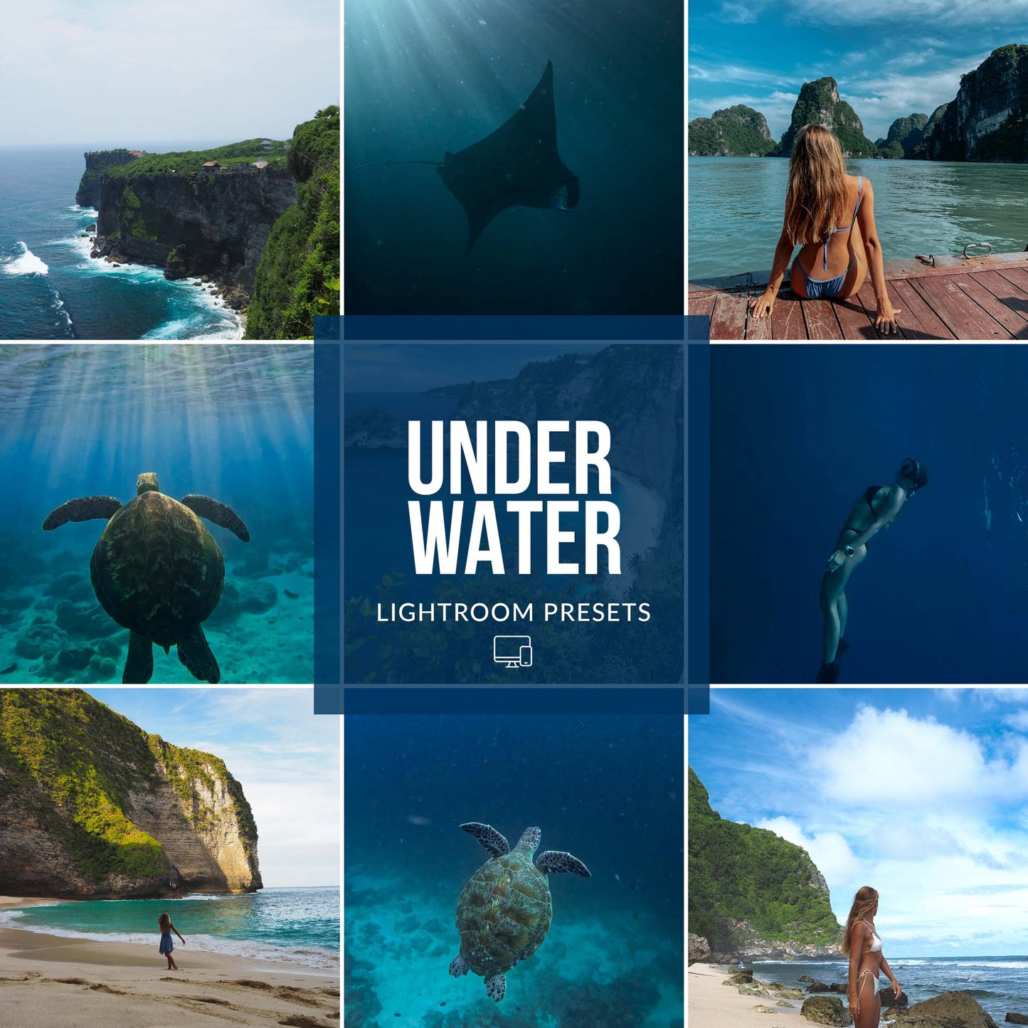 Ai-Optimized UNDERWATER LIGHTROOM PRESETS