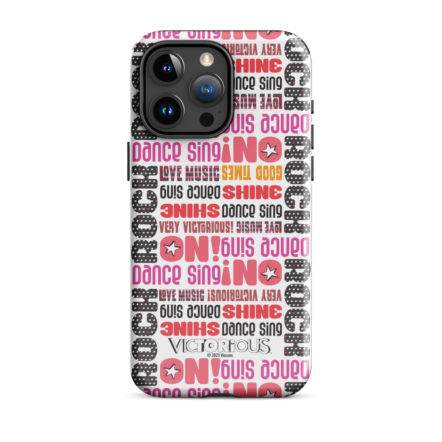 Victorious Dance Sing Shine Pattern Tough Phone Case - iPhone