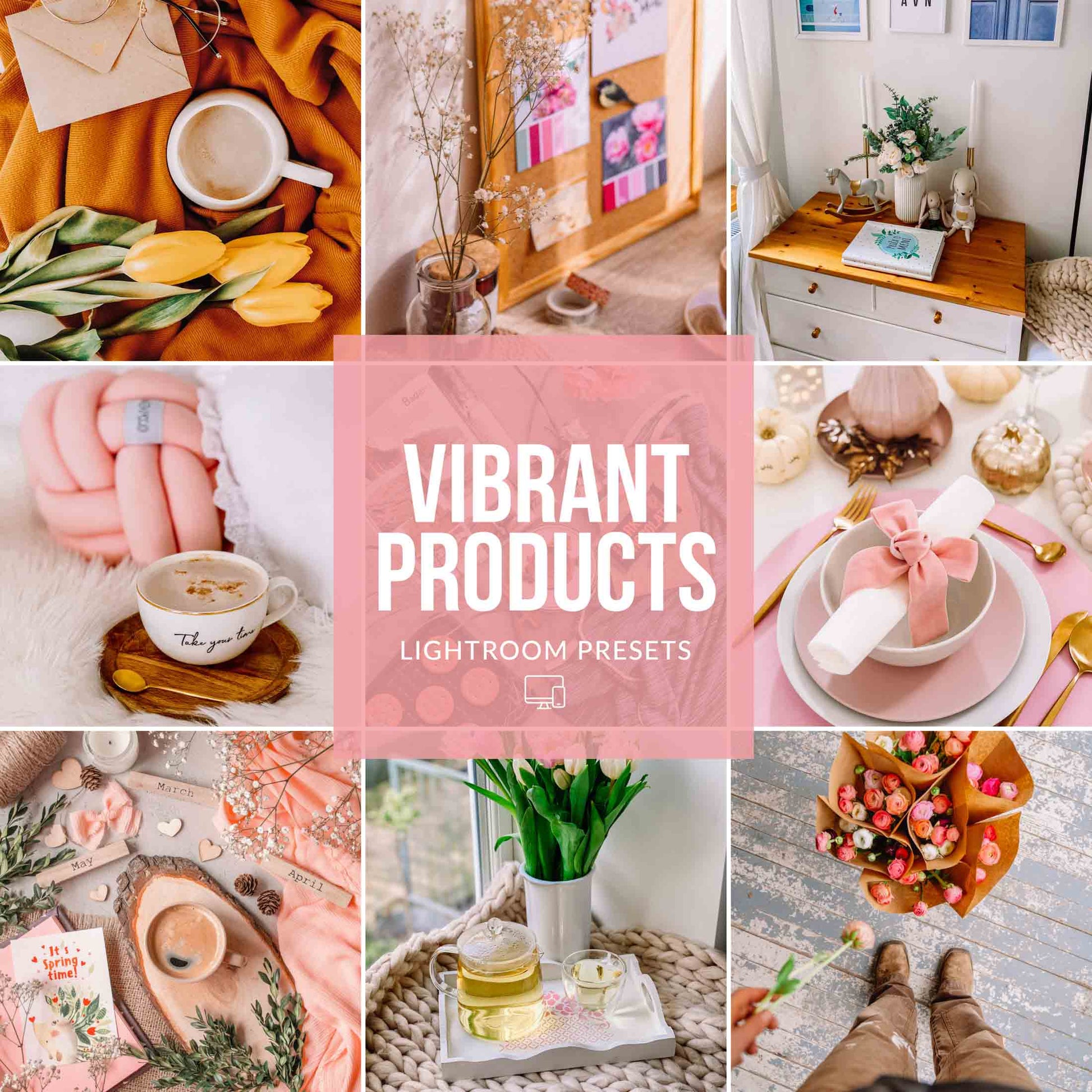 Ai-Optimized VIBRANT PRODUCTS LIGHTROOM PRESETS