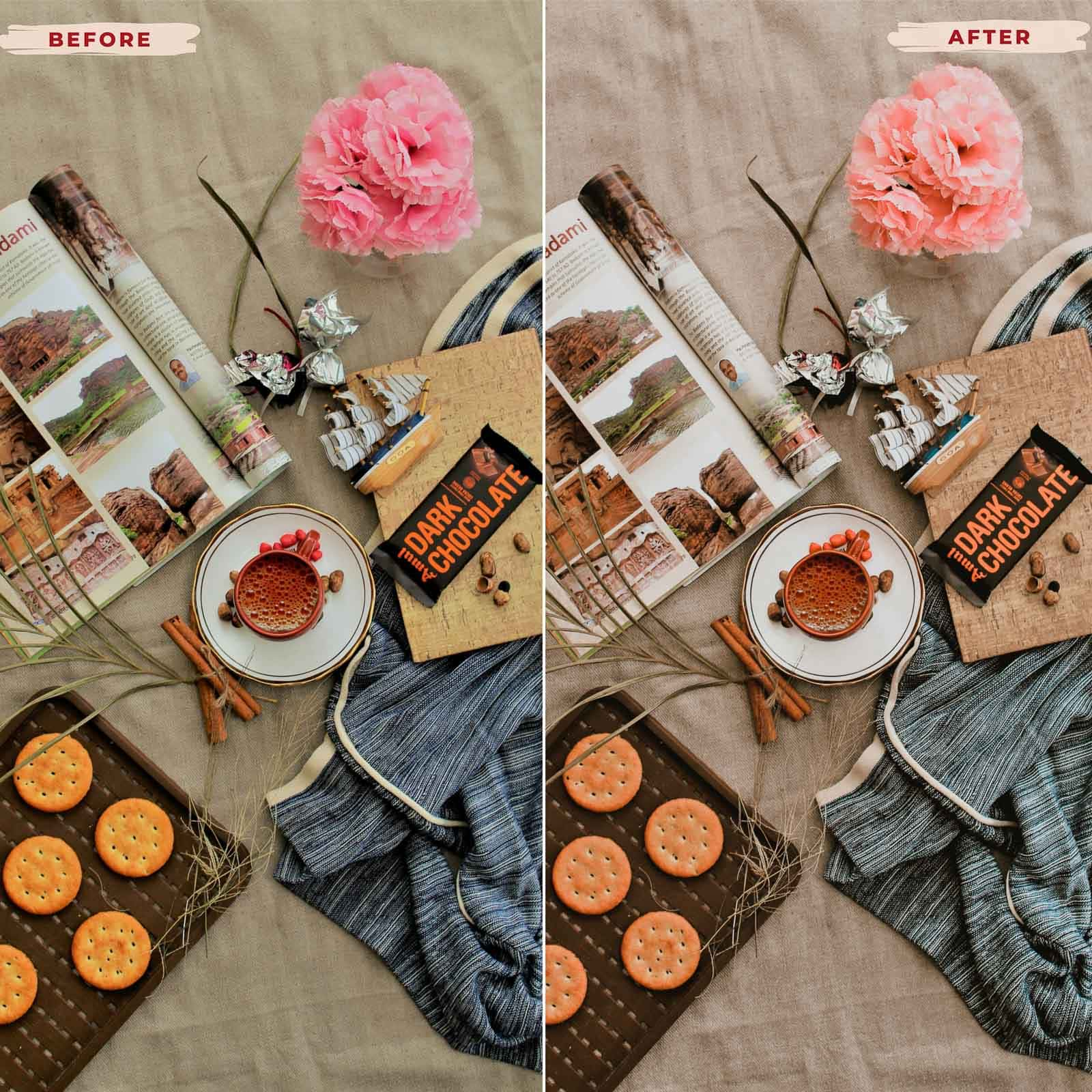 Ai-Optimized VIBRANT PRODUCTS LIGHTROOM PRESETS