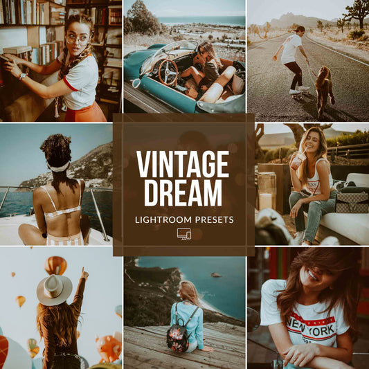 VINTAGE DREAM LIGHTROOM PRESETS from 123presets