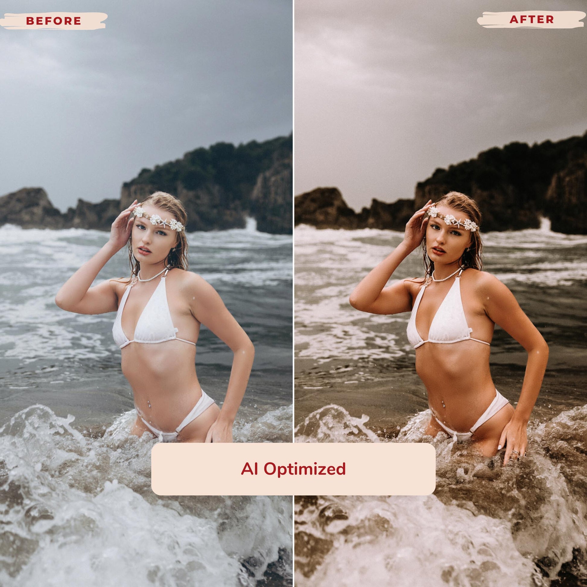 Ai-Optimized WARM AND NATURAL LIGHTROOM PRESETS