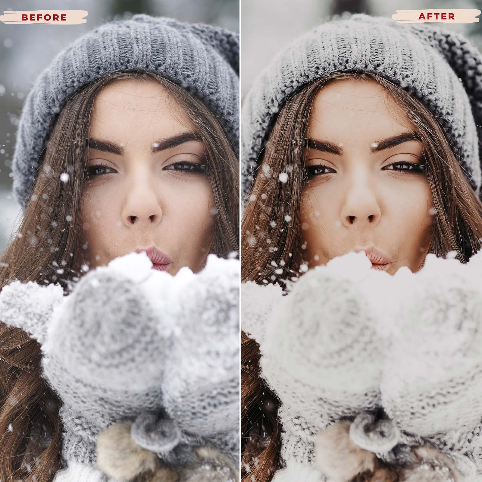 Ai-Optimized BRIGHT WINTER LIGHTROOM PRESETS