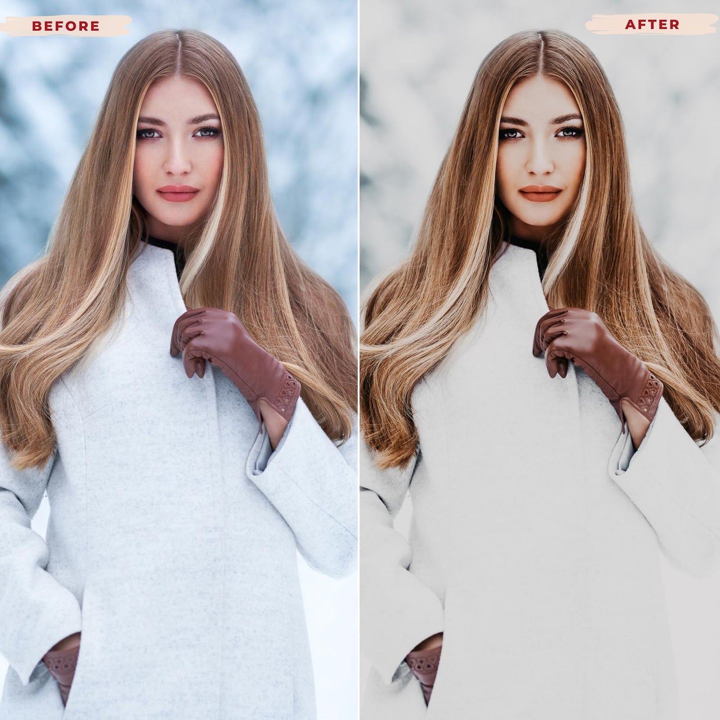 Ai-Optimized BRIGHT WINTER LIGHTROOM PRESETS