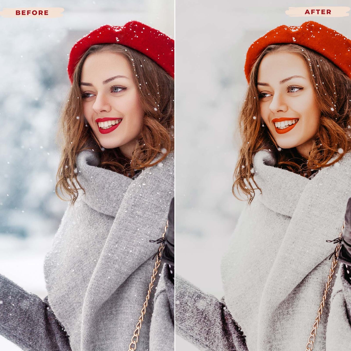 Ai-Optimized BRIGHT WINTER LIGHTROOM PRESETS