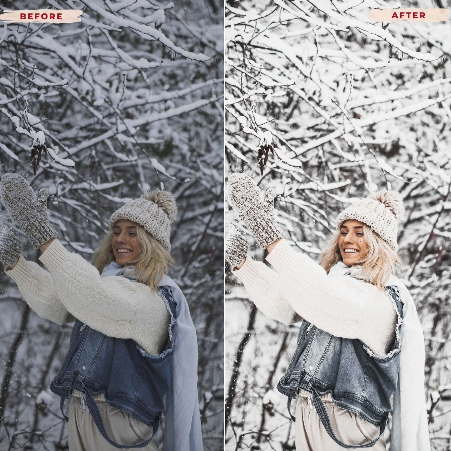 Ai-Optimized BRIGHT WINTER LIGHTROOM PRESETS