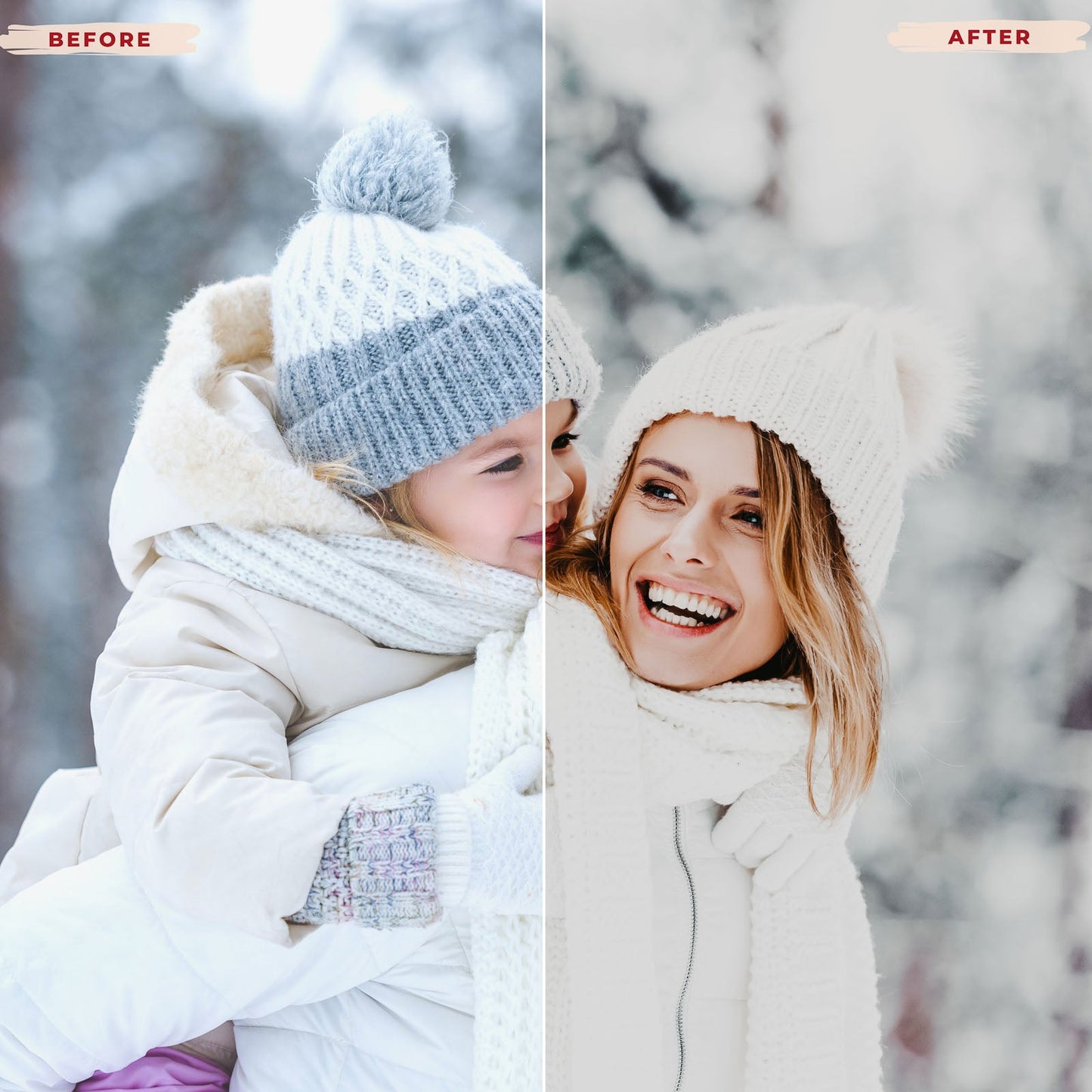 Ai-Optimized BRIGHT WINTER LIGHTROOM PRESETS