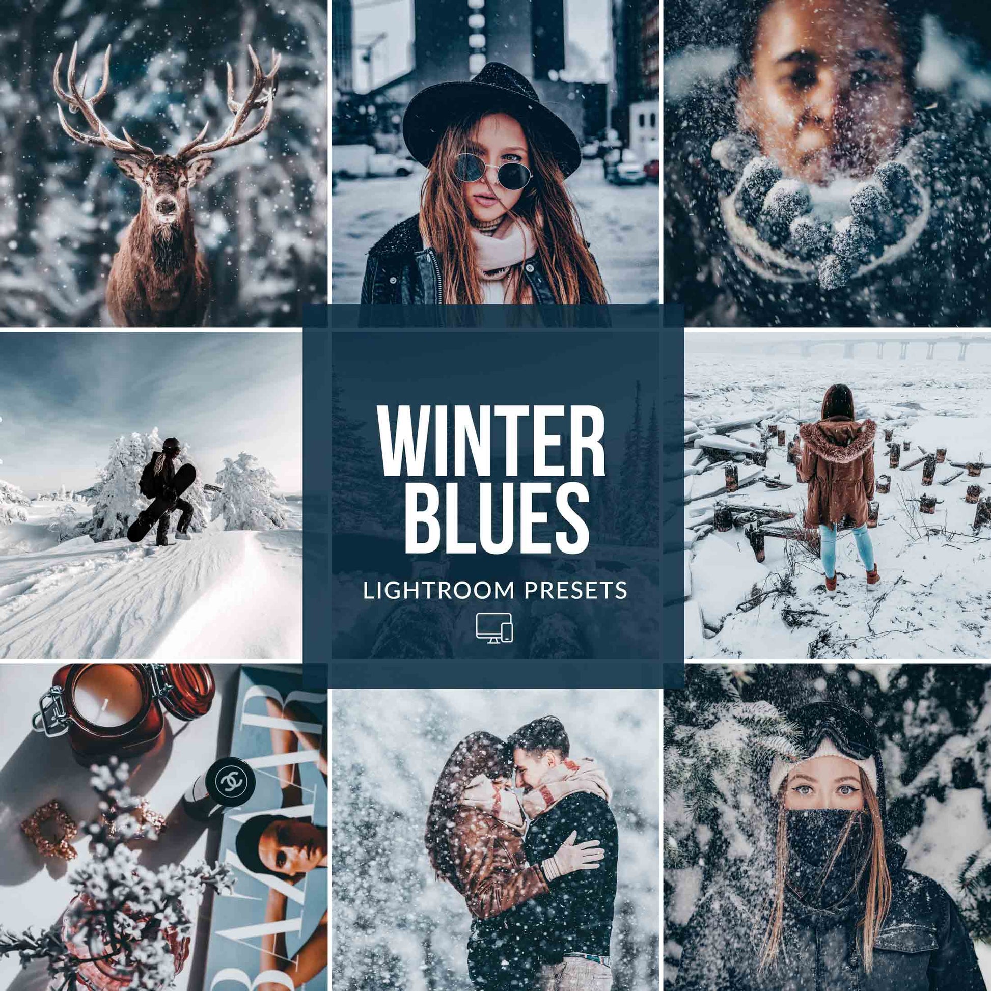 Ai-Optimized WINTER BLUES LIGHTROOM PRESETS