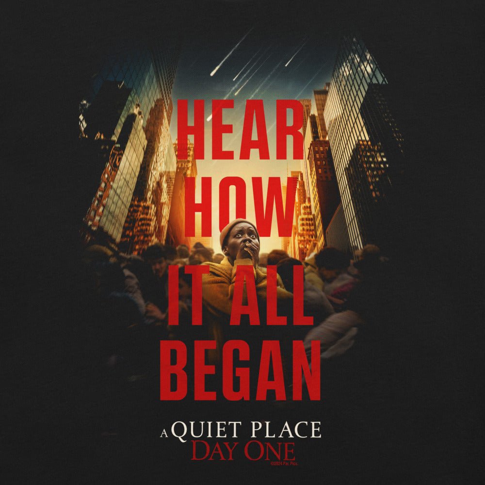 A Quiet Place: Day One Hear How It All Began Poster Unisex T-Shirt