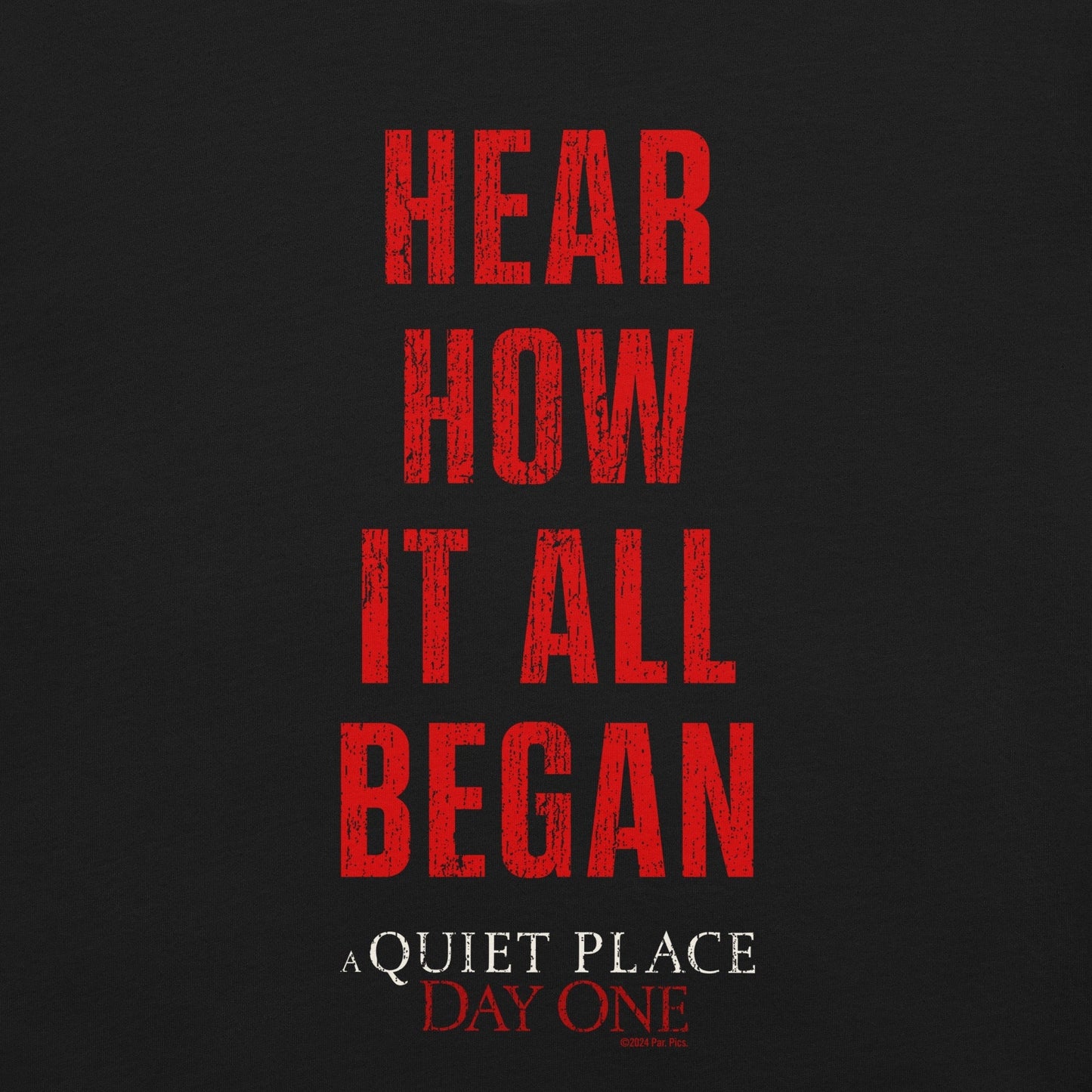 A Quiet Place: Day One  Hear How It All Began Sticker