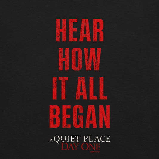 A Quiet Place: Day One  Hear How It All Began Sticker