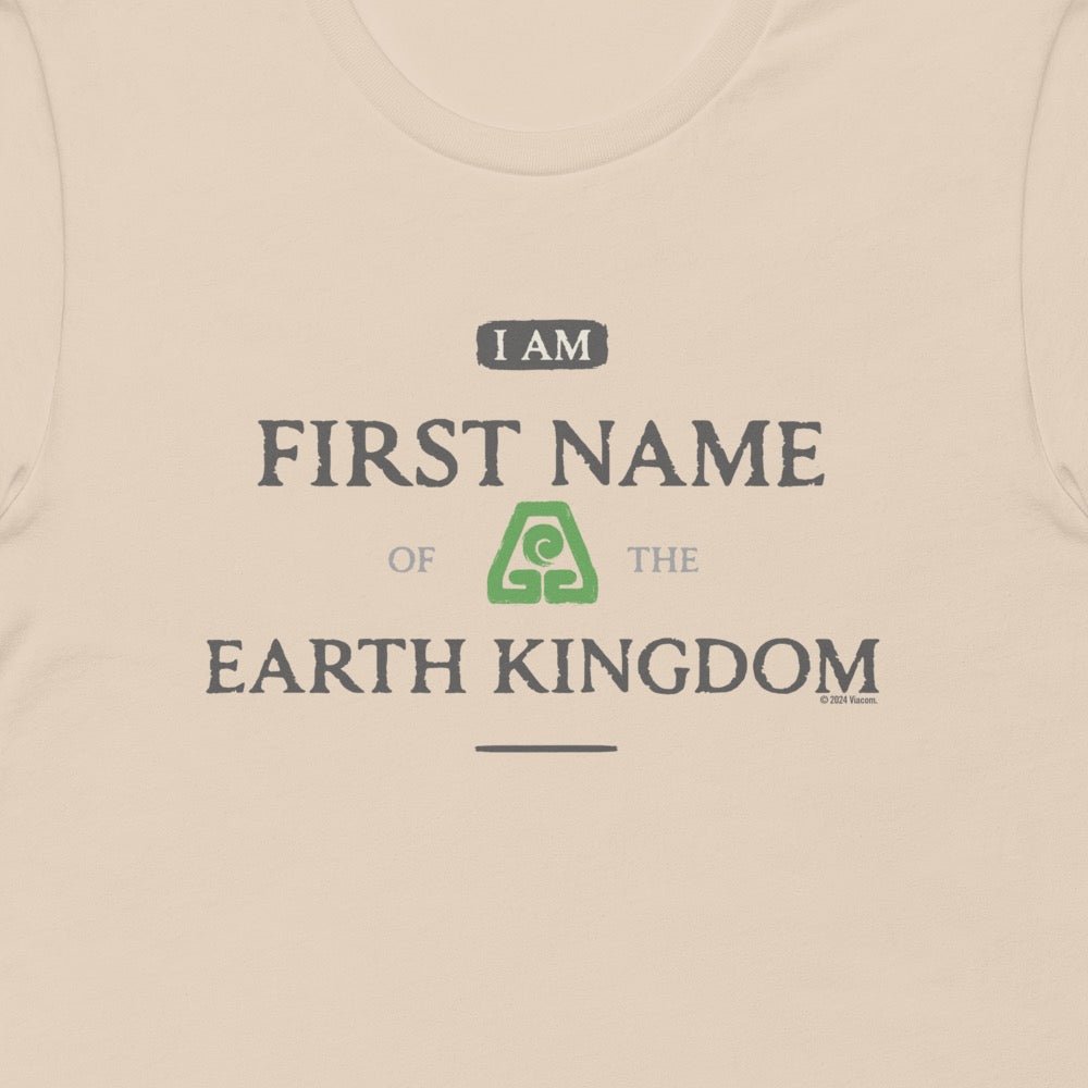 Avatar the Last Airbender Earth Kingdom Personalized T-Shirt