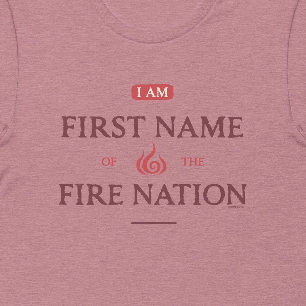 Avatar the Last Airbender Fire Nation Personalized T-Shirt