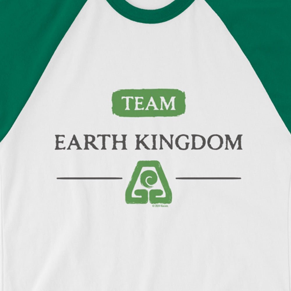 Avatar: The Last Airbender Team Earth Kingdom Unisex Raglan Shirt