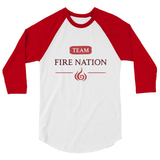 Avatar: The Last Airbender Team Fire Nation Unisex Raglan Shirt