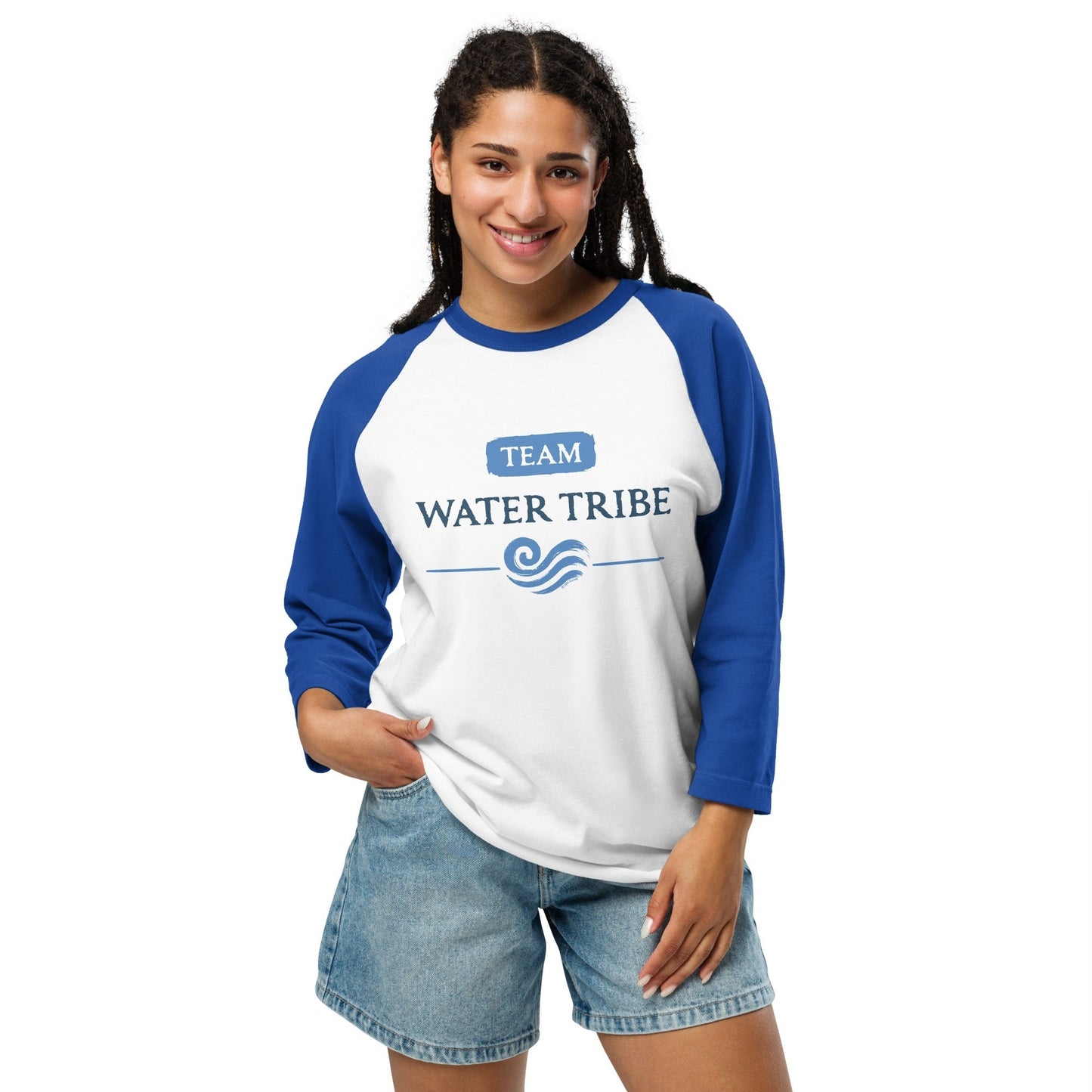 Avatar: The Last Airbender Team Water Tribe Unisex Raglan Shirt