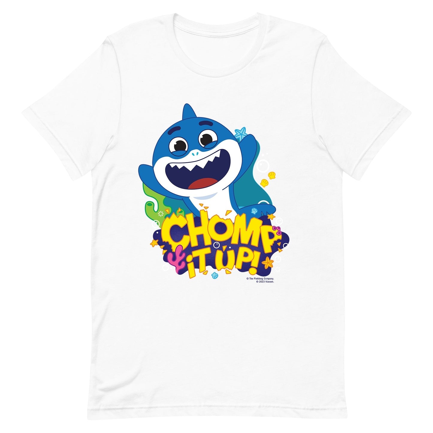 Baby Shark's Big Show Daddy Shark Personalized Adult Short Sleeve T-Shirt