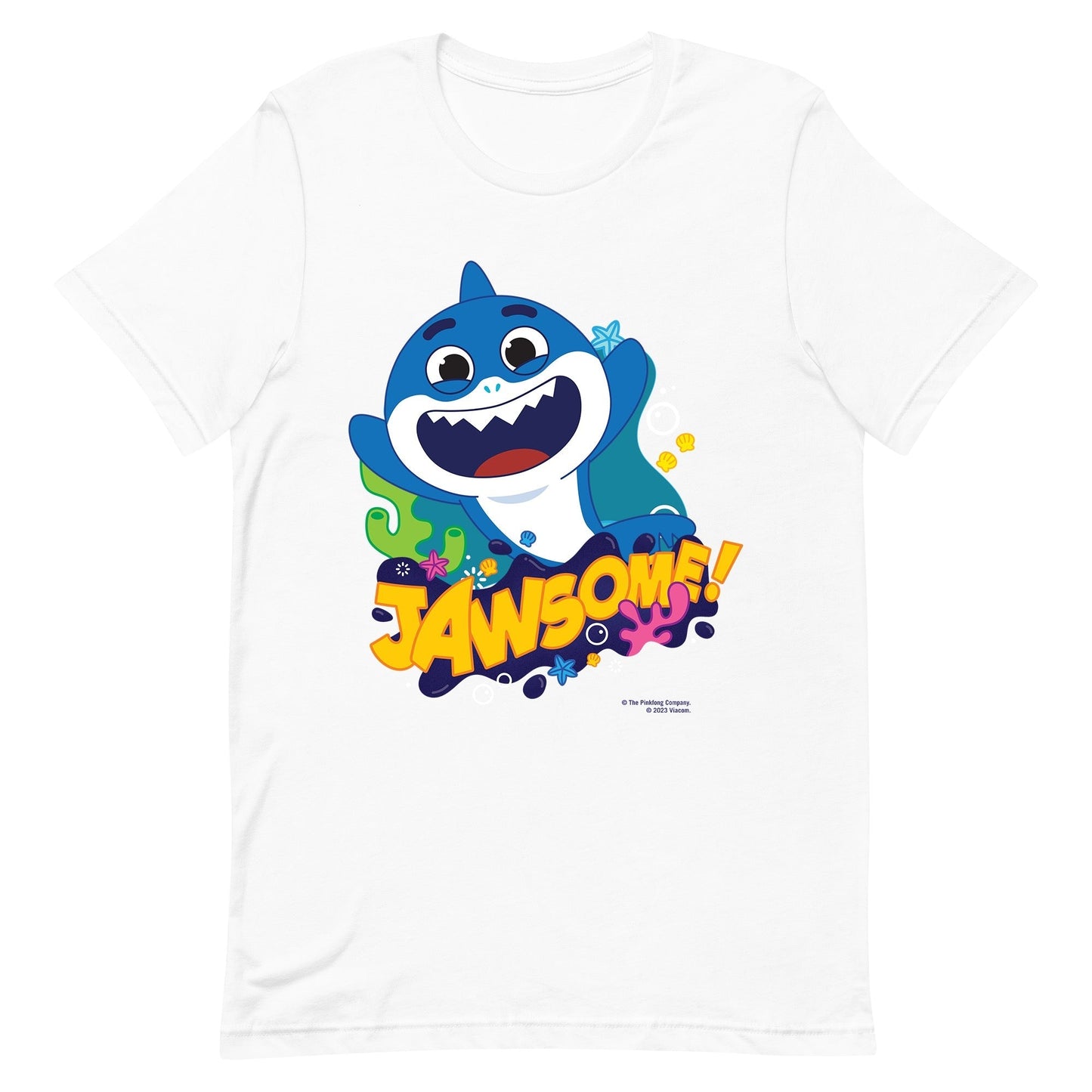 Baby Shark's Big Show Daddy Shark Personalized Adult Short Sleeve T-Shirt