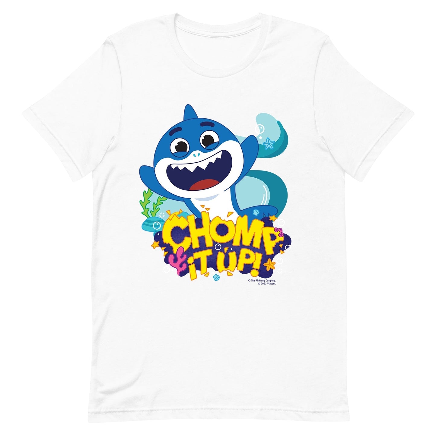 Baby Shark's Big Show Daddy Shark Personalized Adult Short Sleeve T-Shirt