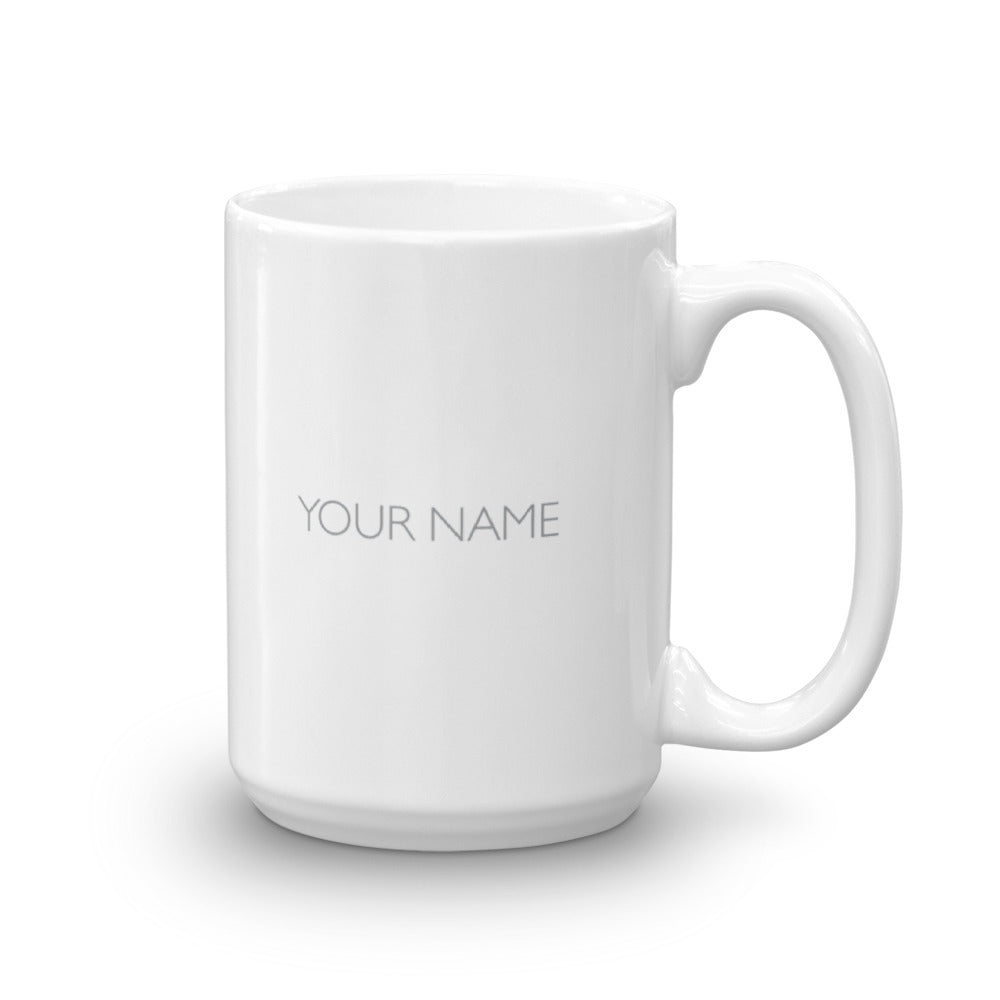 Billions Axe Capital Horizontal Logo Personalized 15 oz White Mug