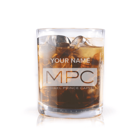 Billions Michael Prince Capital Personalized Laser Engraved Rocks Glass