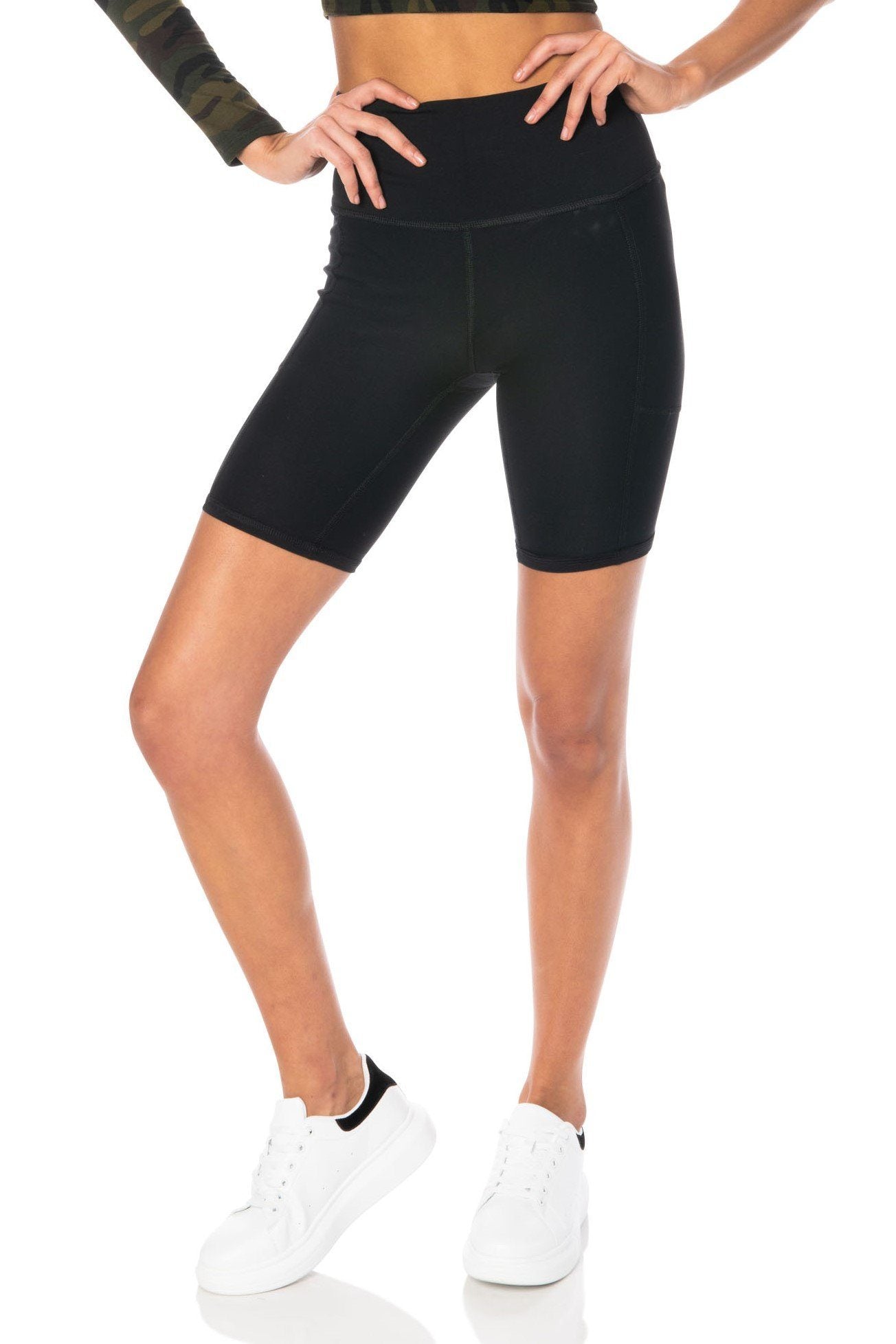 Black Biker Shorts - Hypeach Active Bottoms HYPEACH 