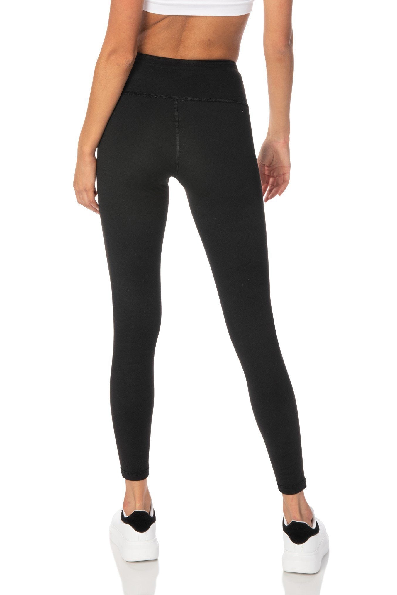 Black Highwaist Capri Leggings - Hypeach Active Bottoms HYPEACH 