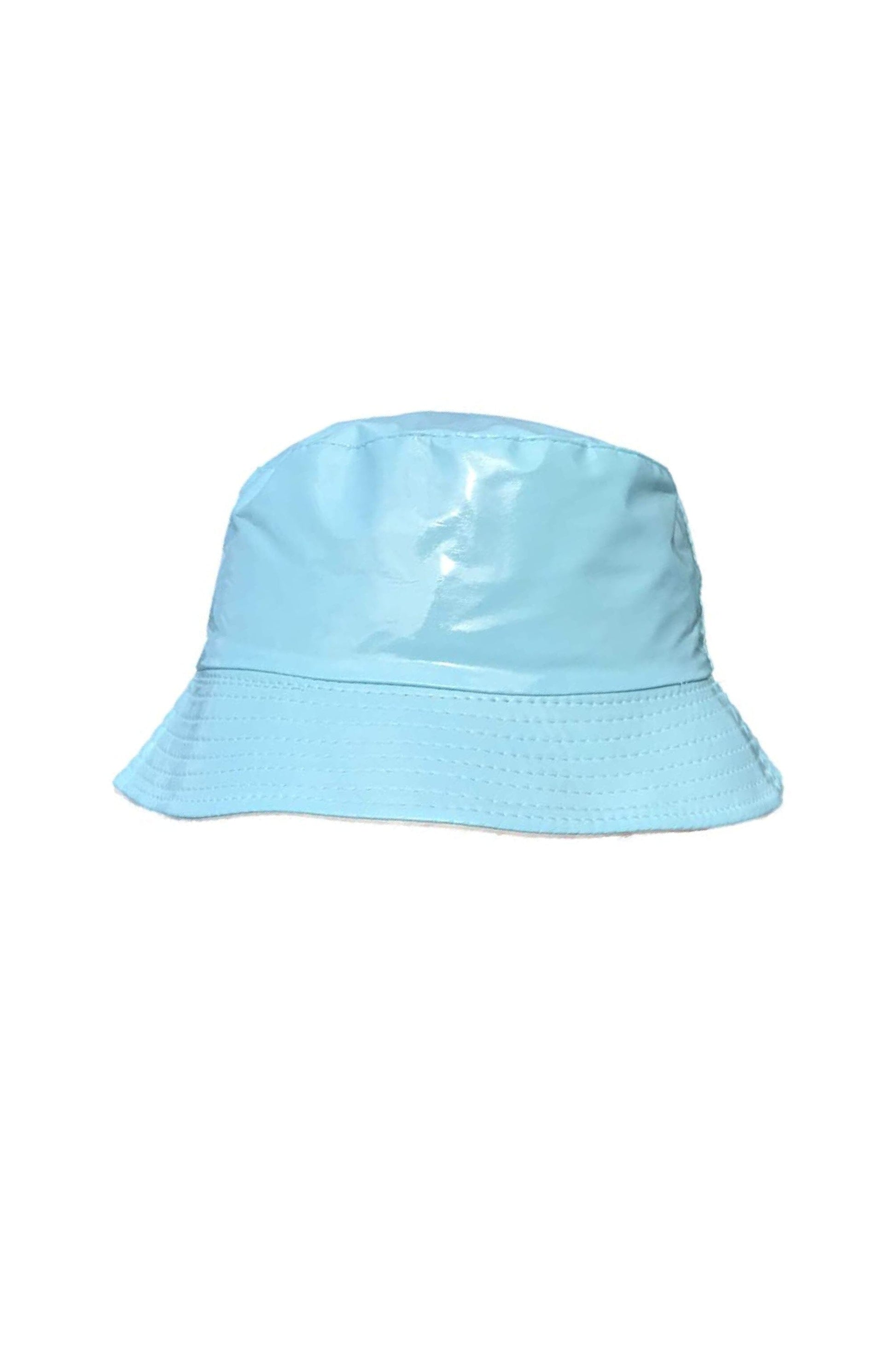 Blue Vinyl Bucket Hat Accessories HYPEACH BOUTIQUE 