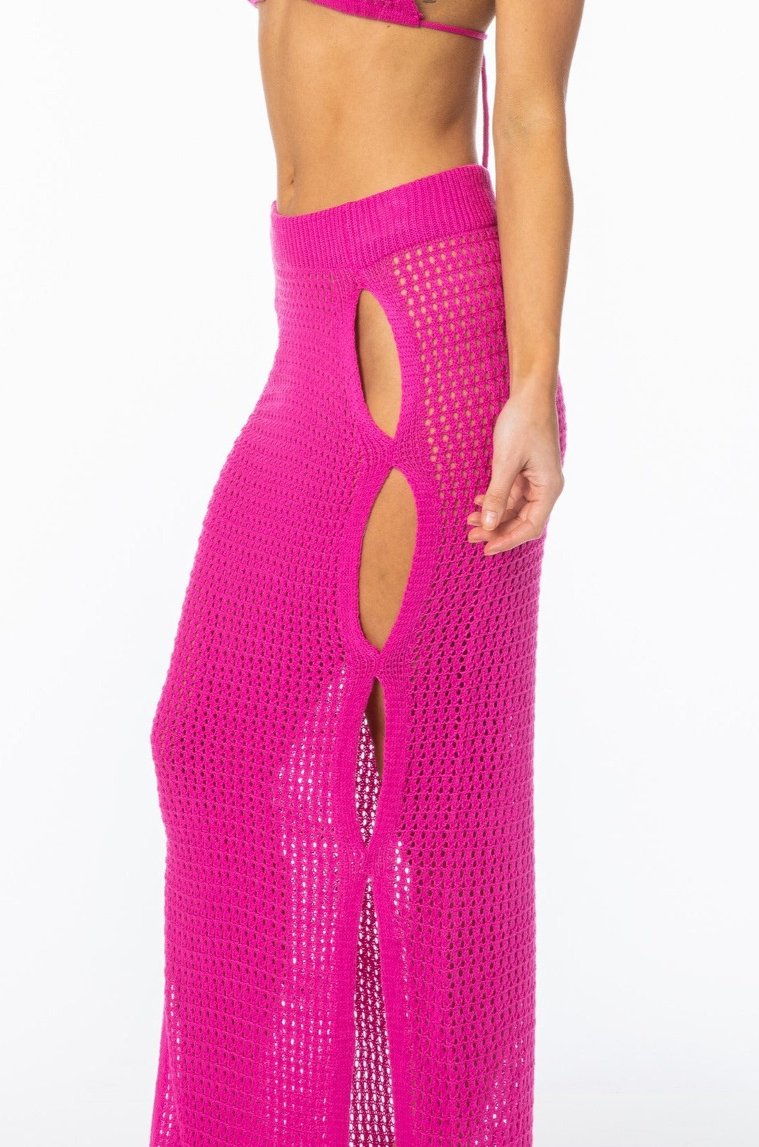 Caliente Crochet Skirt Bottoms HYPEACH BOUTIQUE 