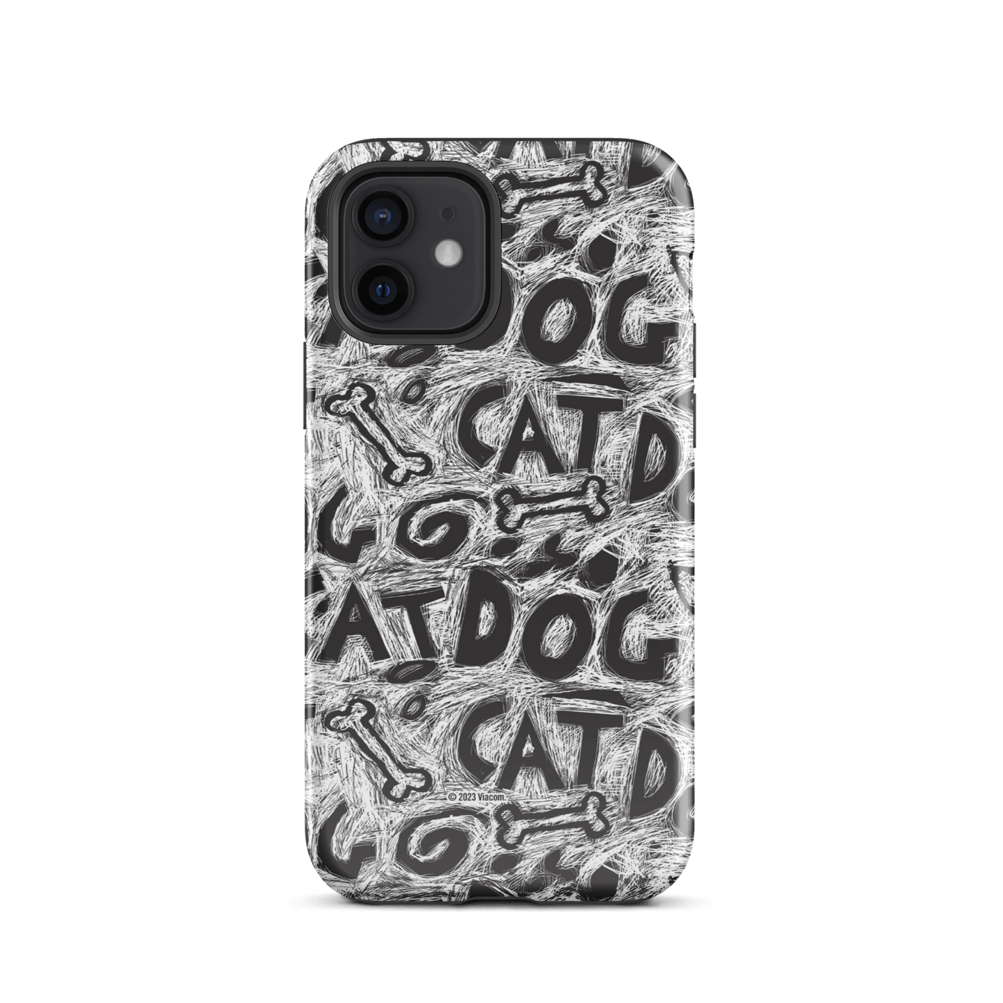 CatDog Scratch Pattern Tough Case for iPhone