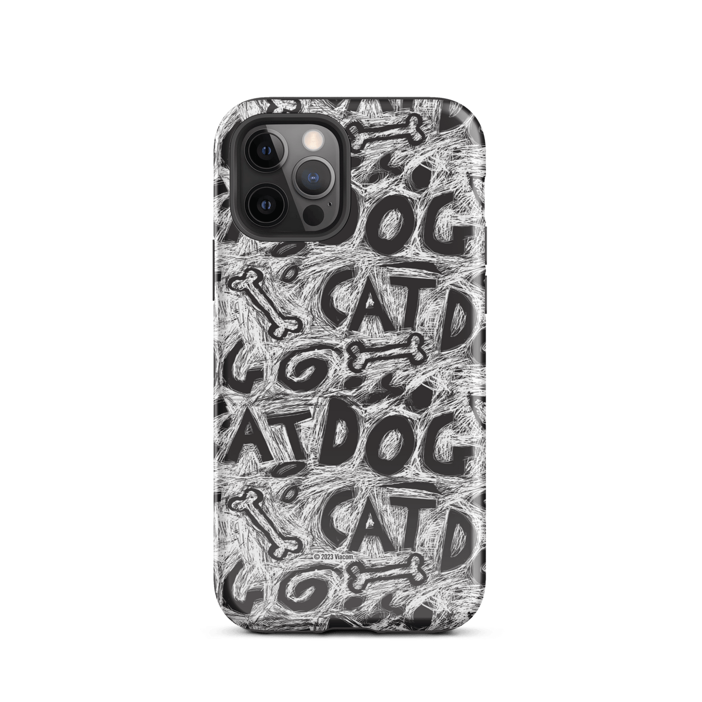 CatDog Scratch Pattern Tough Case for iPhone