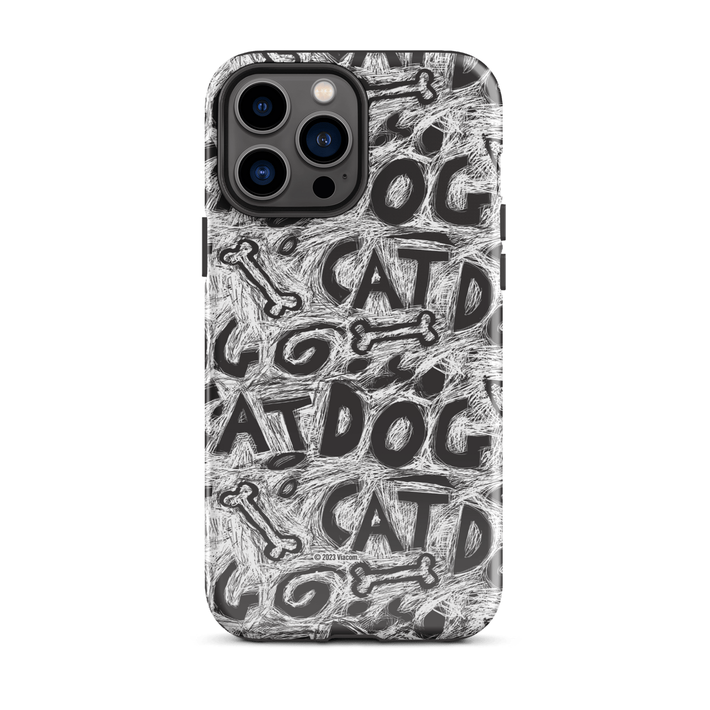 CatDog Scratch Pattern Tough Case for iPhone