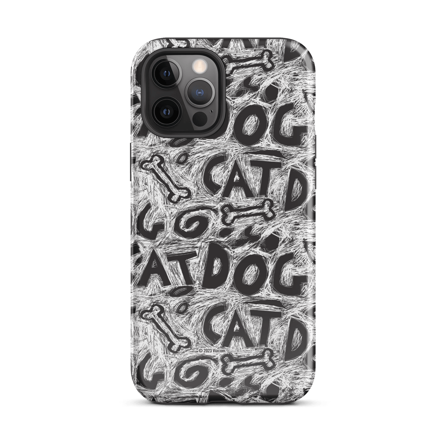 CatDog Scratch Pattern Tough Case for iPhone