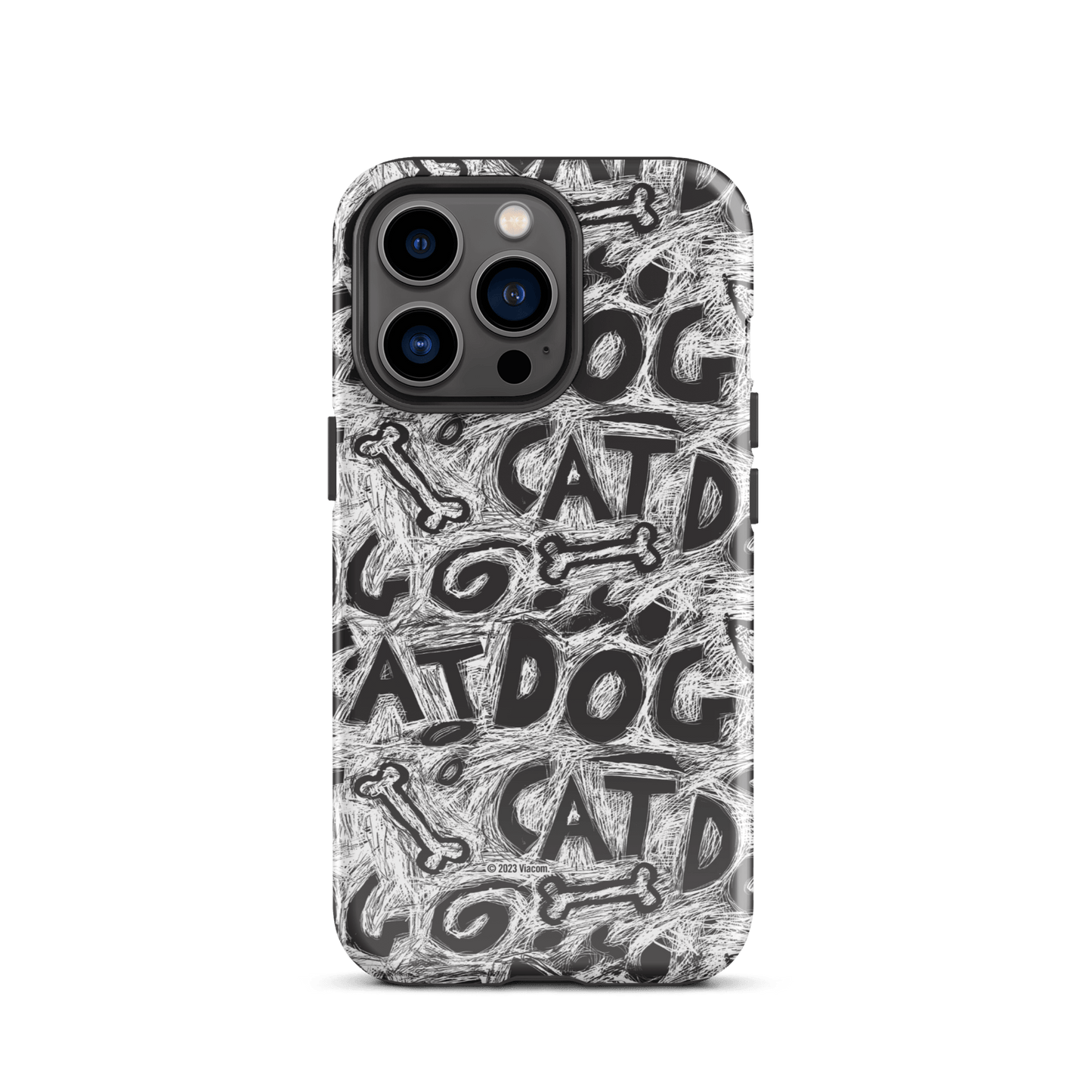 CatDog Scratch Pattern Tough Case for iPhone